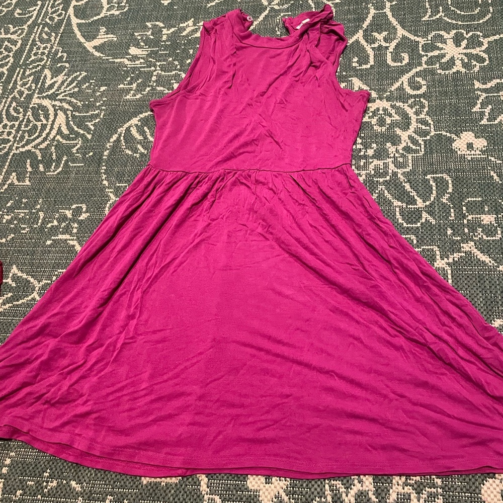 Rolla Coaster pink dress with back cutout